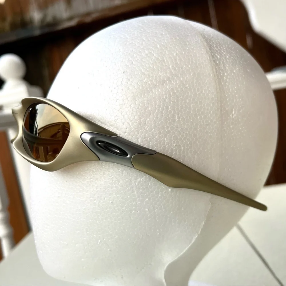 Vintage Oakley Gold Glasses Polarized Sunglasses Made in USA